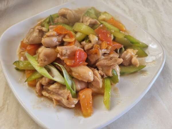 stir fried sweet and sour chicken